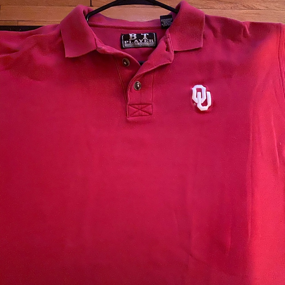 Oklahoma university polo shirt